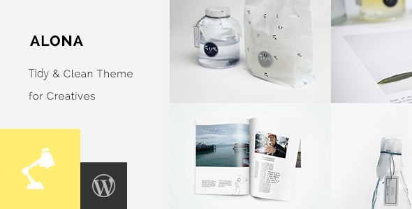 Alona - Tidy & Clean WordPress Portfolio Logo